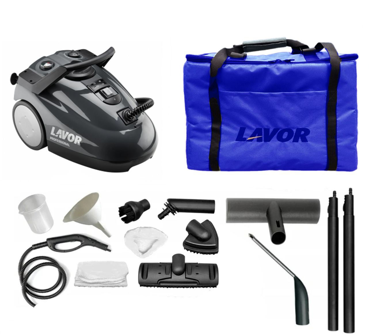 Парогенератор Lavor Pro GV Kone Professional с сумкой синяя