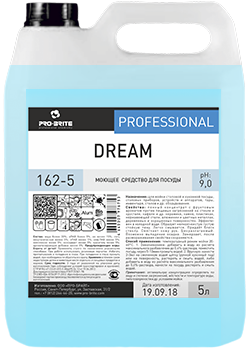 Фото Моющее средство для посуды Dream, 5 л для клининга SEILOR Фото Моющее средство для посуды Dream, 5 л для клининга SEILOR