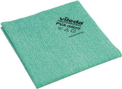 Фото Салфетка для уборки Vileda PVAmicro (ПВА Микро) зеленая для клининга SEILOR