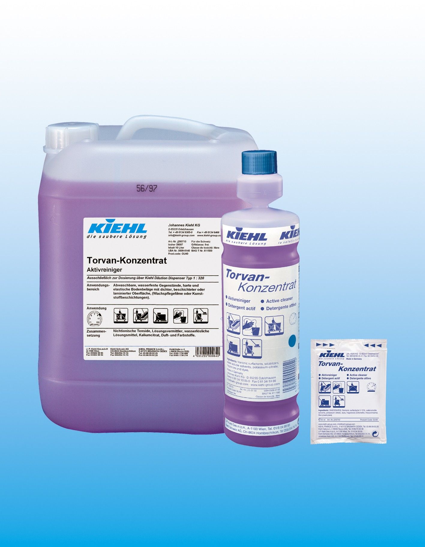 Фото Универсальное моющее средство для кухонных помещений Torvan-Konzentrat Kiehl, 10 л для клининга SEILOR