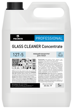 Фото Моющий концентрат для стёкол и зеркал Glass Cleaner Concentrate Pro-brite, 5 л для клининга SEILOR