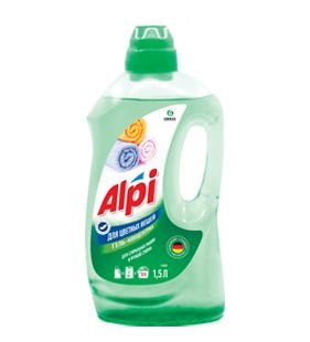 Фото Концентрированное жидкое средство для стирки ALPI color gel, 1,5 кг для клининга SEILOR