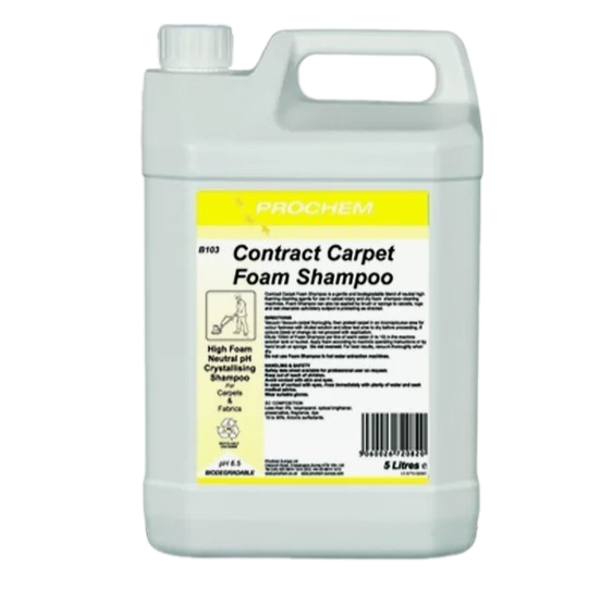 Фото Высокопенный шампунь для чистки ковров Contract Carpet Foam Shampoo Prochem, 5 л для клининга SEILOR