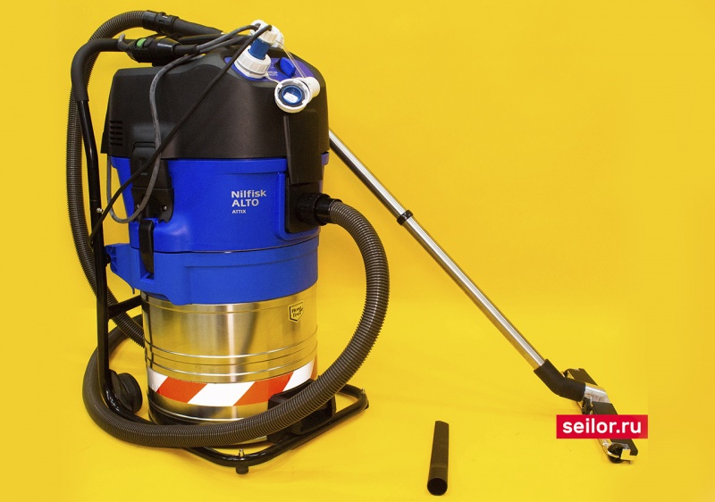 Водопылесос для самых эктремальных задач:  Nilfisk Attix 751-71 MWF с огромным баком и встроенной помпой