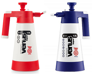 Фото Набор помповых распылителей Kwazar для щелочи (pH 7-14) и кислоты (pH 1-4) по 1,5 л для клининга SEILOR