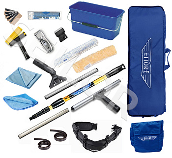 Фото Ettore №5 Набор для мытья окон поворотный (20в1) для клининга SEILOR