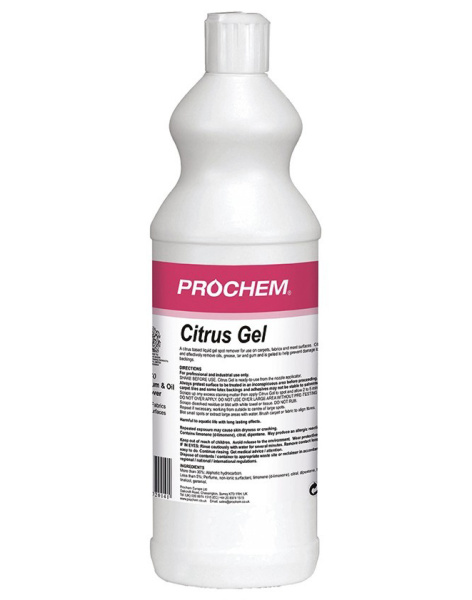 Фото Пятновыводитель гелевый для удаления жвачки клея смолы Citrus Gel Prochem, 1 л для клининга SEILOR