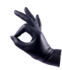 Фото Перчатки для уборки нитриловые одноразовые черные L 100 шт для клининга SEILOR