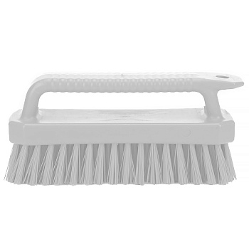 Фото Щетка утюжок жесткая белая для клининга SEILOR