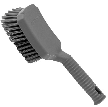 Фото Щетка с ручкой умеренно жесткая серая для клининга SEILOR