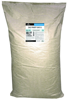 Фото Порошковый кислородный отбеливатель для белья ZAZ PROFF OXY G, 20 кг для клининга SEILOR