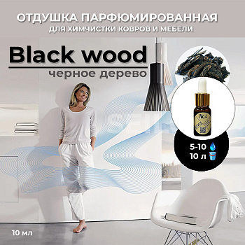 Фото Бриз №4 Черное дерево «Black wood» Парфюмированная отдушка после химчистки для клининга SEILOR