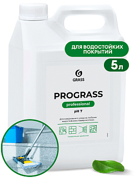 Фото Grass Prograss Универсальное нейтральное низкопенное моющее средство, 5 л для клининга SEILOR Фото Grass Prograss Универсальное нейтральное низкопенное моющее средство, 5 л для клининга SEILOR