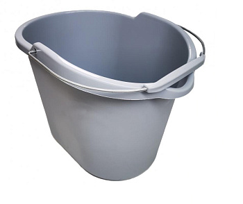 Фото Росмоп Ведро овальное серое 10 л для клининга SEILOR