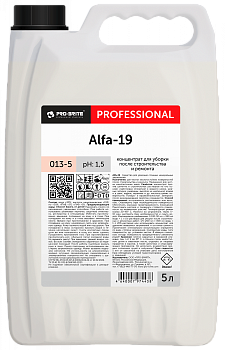 Фото Pro-brite Alfa-19 Средство для уборки после строительства и ремонта, 5 л для клининга SEILOR