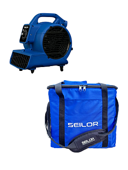Фото Мини Фен для сушки ковров и мебели 190 Вт Seilor Blue с сумкой для клининга SEILOR
