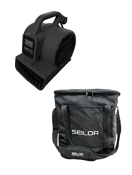 Фото Мини Фен для сушки ковров и мебели 190 Вт Seilor Electronic Black с сумкой для клининга SEILOR