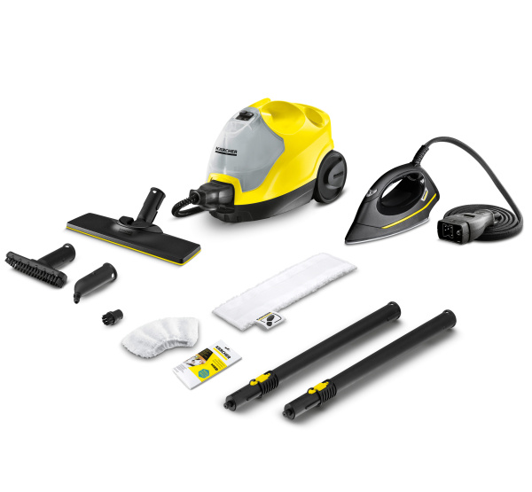 Фото Пароочиститель Karcher SC 4 EasyFix Iron с утюгом желтый для клининга SEILOR