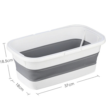 Фото Ведро прямоугольное складное 12 л для клининга SEILOR