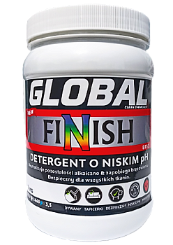 Фото Global Finish Ультра концентрированный порошковый кислотный ополаскиватель, 1 кг для клининга SEILOR