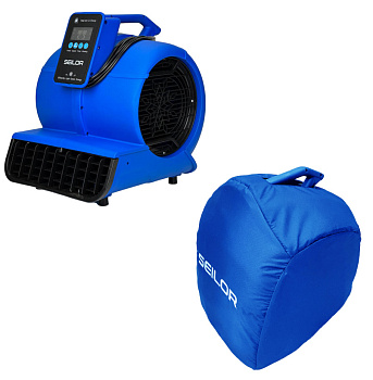 Фото Фен для сушки ковров и мебели 750W SEILOR Electronic Blue с защитным чехлом для клининга SEILOR