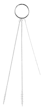Фото Набор мини ершиков 2, 5, 6 мм белые для клининга SEILOR
