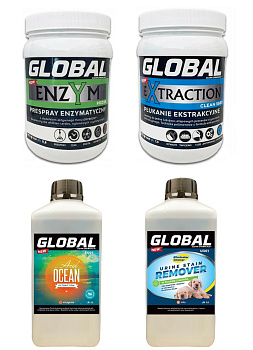 Фото Пробный набор химии Global № 7 для химчистки мебели и ковров для клининга SEILOR