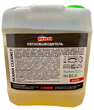 Фото Пятновыводитель по белковым и жировым пятнам Skaria Cleaner Wieberr, 5 л для клининга SEILOR