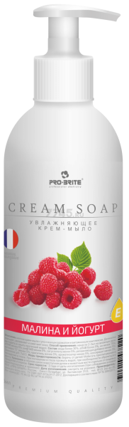 Фото Увлажняющее крем-мыло Малина и йогурт Premium Pro-brite, 500 мл для клининга SEILOR