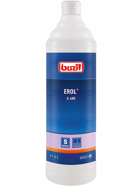 Фото Сильнодействующее щелочное чистящее средство, послестрой Buzil G490 Erol, 1 л для клининга SEILOR