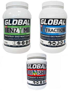 Фото Набор химии Global № 3 для химчистки мебели и ковров для клининга SEILOR