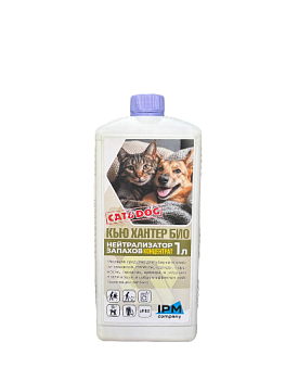Фото Кью ХАНТЕР Cat&Dog Средство для нейтрализации неприятных запахов, 1 л для клининга SEILOR