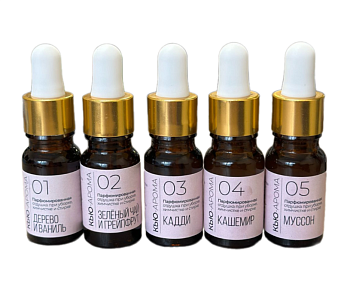 Фото Кью Арома Набор отдушек ароматизаторов после химчистки (5 штук) для клининга SEILOR