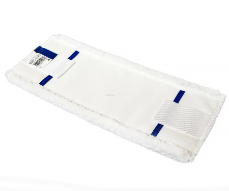 Фото Моп Росмоп NMMS микроволоконный универсальный 40 см белый карман + язык для клининга SEILOR