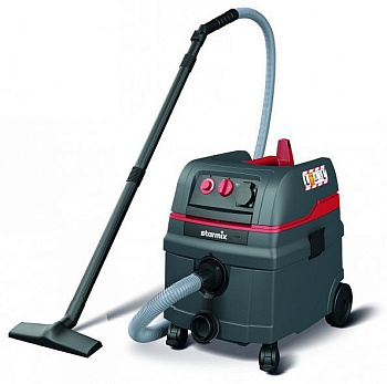 Фото Starmix ISC L 1425 Basic Строительный пылесос с розеткой и виброочисткой (25 л 1400 Вт) для клининга SEILOR