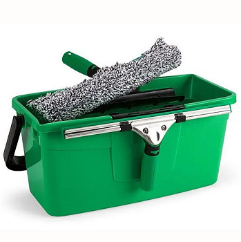 Фото Unger Ведро для мытья окон с держателем сгона и шубки 12 л QB12B для клининга SEILOR