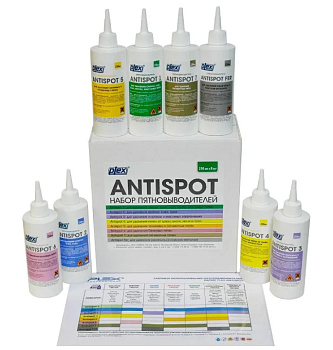Фото Plex Antispot Набор пятновыводителей (8 по 250 мл) для клининга SEILOR Фото Plex Antispot Набор пятновыводителей (8 по 250 мл) для клининга SEILOR