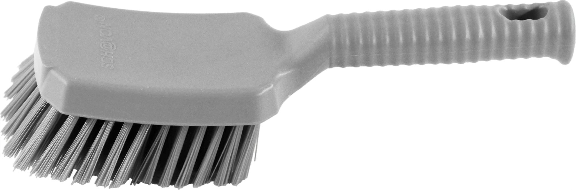 Щётка с ручкой для химчистки и уборки мягкая 23111 серая