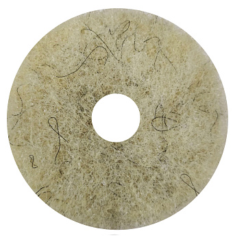 Фото Пад размывочный 13" 330 мм бежевый натуральный жесткий для клининга SEILOR