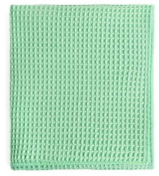 Фото Салфетка универсальная вафельная 35х35 зеленая для клининга SEILOR