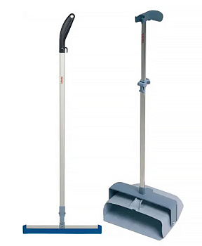 Фото Совок с закрывающейся крышкой с ручкой Vileda Леголенд для клининга SEILOR