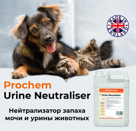 Фото Нейтрализатор запаха мочи и урины животных Urine Neutraliser Prochem, 5 л для клининга SEILOR