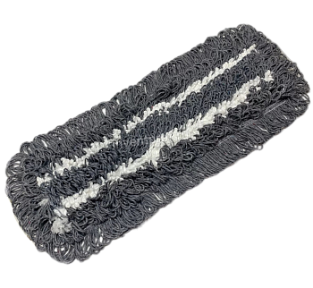 Фото Моп тафтинговый комбинированный петлевой серый 40 см карман-язык для клининга SEILOR