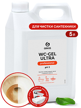 Фото Средство для удаления известкового налета и водного камня WC-gel UITRA Grass, 5,3 кг для клининга SEILOR