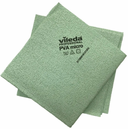 Фото Салфетка для уборки Vileda PVAmicro (ПВА Микро) зеленая, 5 шт для клининга SEILOR