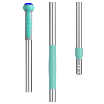 Фото Рукоятка телескопическая алюминиевая 97-184 см TTS с синим колпачком для клининга SEILOR