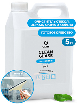 Фото Grass Clean Glass Средство для очистки стекол и зеркал, 5 л для клининга SEILOR