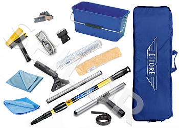 Фото Ettore №4 Набор для мытья окон поворотный (15в1) для клининга SEILOR