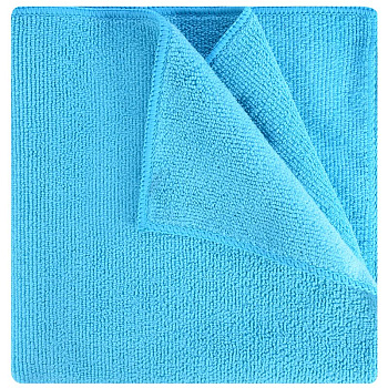 Фото Салфетка микрофибра 40х40 320 г/м синяя для клининга SEILOR