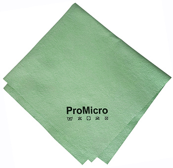 Фото Салфетка микроволоконная ProMicro 35х38 см зеленая для клининга SEILOR